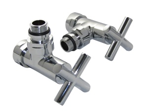 SMT8200SCH0405 Кран-Вентиль угловой, ручка крест , хром, 3/4"х1/2"г/ш, 20шт/кор