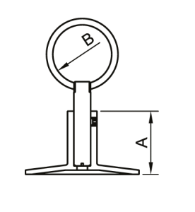 SMT120SCH6600 Держатель без кольца, латунь хромированная 100 шт/кор фото в интернет-магазине SMARTGRP