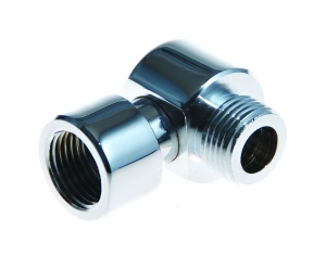 SANITAN 1751SCH0404 Уголок гайка - штуцер 1/2" х 1/2" железо-хром 20пар/кор 