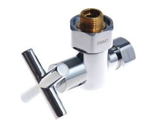 SMT8470SCH0405/2 Кран-Вентиль угловой, ручка крест, 3/4"х1/2"г/ш, 10пар/кор. фото в интернет-магазине SMARTGRP