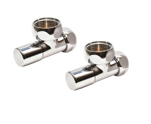 SMT8511SCH1005/2 Кран-Вентиль угловой, ручка колп., хром,  1"х3/4" г/г, 10пар/кор