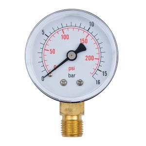 SMART SMT3016N0002V Манометр 16 бар радиальный 1/4" наружняя резьба, 50 штук в упаковке, radial