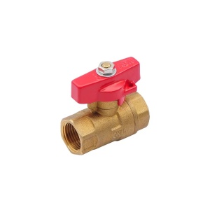 ADN 562H6604RB 1/2" внутренняя резьба, кран шаровый, красная бабочка, 72 штуки в упаковке