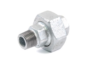 SDH 331 Американка прямая 1/2" внутренняя резьба х 1/2" наружняя резьба, оцинкованная, 40 штук в упаковке