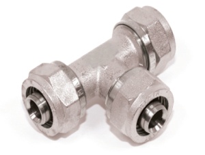 ТЕАМ 1607N161616 T 16 x 16 x 16 Тройник соединительный, цанга, 80 штук в упаковке