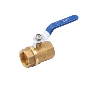 SMART 520H6610B Кран шаровый 1" внутренняя резьба, синяя ручка, латунь, 30 штук в упаковке