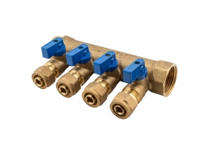 SMT1833Н101604BL 1х16х4 (коллектор с шар.кр., 4вых.) 10шт/кор