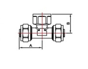 SMART SMT1609NY320732 T 32 x 1-1/4" x 32 Тройник, цанга - внутренняя резьба - цанга, 20 штук в упаковке фото в интернет-магазине SMARTGRP