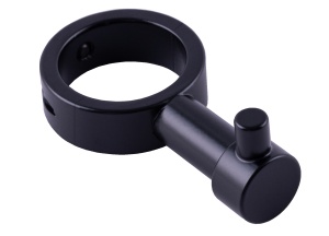 SGHR32-01B Черный Крючок для полотенцесушителя из круглого профиля 40 шт/уп