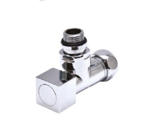 SMT8550SCH0405/2 Кран-Вентиль угловой, ручка квадр., хром, 3/4"х1/2" г/ш, Комплект, 10пар/кор фото в интернет-магазине SMARTGRP