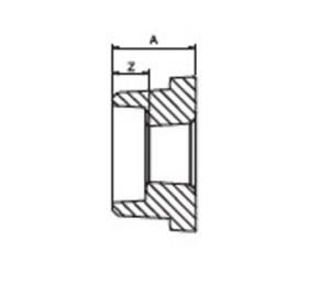 SDH 241 Футорка 1-1/4" наружняя резьба х 1" внутренняя резьба, оцинкованная, 120 штук в упаковке фото в интернет-магазине SMARTGRP