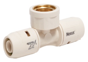 SharkBite NEXUS SN03201220FB T 20 x 1/2 F x 20 Тройник цанга - внутренняя резьба - цанга 120 штук в упаковке