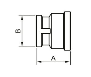 SMT675NY1214 Муфта 1'-1/4' внутренняя резьба х 1-1/2'' внутренняя резьба, никель - желтый, 50 штук в упаковке фото в интернет-магазине SMARTGRP