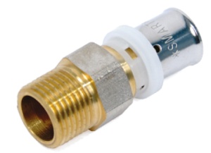 SMART SMT1650NY001604 S 16 x 1/2 M Прямой пресс - наружняя резьба 100 штук в упаковке