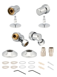 SMT757/2SCH040504CN Комплект для п/с  3/4"ВРх1/2"НР с экцентр., отражат. 10комп/кор фото в интернет-магазине SMARTGRP