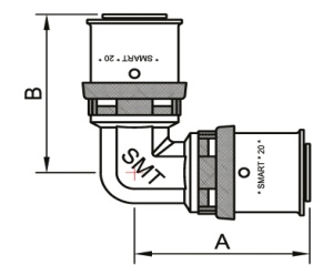 SMART SMT1653NY161600 L 16 x 16 Уголок пресс - пресс 120 штук в упаковке фото в интернет-магазине SMARTGRP