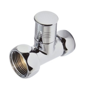 SMT8830SCH1010 Кран-Вентиль прямой, ручка колп., хром,  1"х1" г/г, 20шт/кор