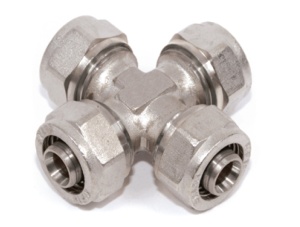 ТЕАМ 1610N20202020 Cross 20 Соединение крестовое, цанга, 40 штук в упаковке