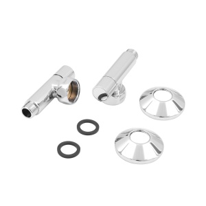 SMT8841SCH0410/2C Кран-Вентиль угловой, ручка колп., хром, 1"х1/2" г/ш , с отражателем, 10 пар/кор