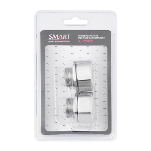 SMART 2730SST1004 Соединение прямое гайка - гайка 1" х 1/2" для полотенцесушителей 20 пар/кор фото в интернет-магазине SMARTGRP
