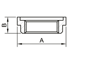 SMT291ST043010H12 Вварная гайка, квадратная с бортиком 1/2"ВРхD25,5x30,1х2 AISI 304 400шт/кор фото в интернет-магазине SMARTGRP