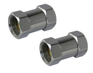 SANITAN 1730SCS0505 Соединение прямое гайка - гайка 3/4" х 3/4" для полотенцесушителей 20пар/кор.