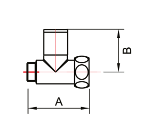 SMT8831SCH0405 Кран-Вентиль прямой, ручка колп., хром,  3/4"х1/2" г/ш, 20шт/кор фото в интернет-магазине SMARTGRP