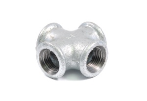 SDH 180 Крестовина 1/2" внутренняя резьба, оцинкованный, 80 штук в упаковке