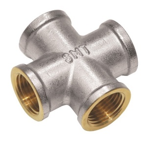 VIR VIR 760NY6604  Крестовина  ВР 1/2" (ник-жел)