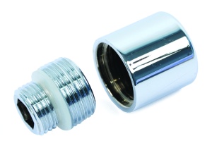 SMT718SCH0405 Колпачок со штуцером 1/2"НР хромированный 40пар/кор