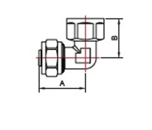 SMART SMT1605NY001605 L 16 x 3/4" Соединение угловое, цанга - внутренняя резьба, 100 штук в упаковке фото в интернет-магазине SMARTGRP