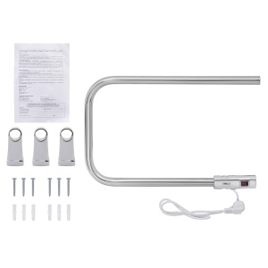 TERMO LUX U32/50ЕS Полотенцесушитель П - образный 320 х 500 х 85 с включателем фото в интернет-магазине SMARTGRP