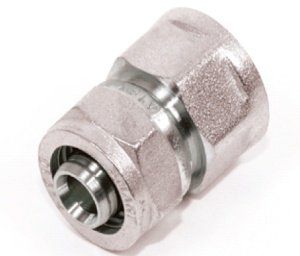 ТЕАМ 1602N001605 S 16 x 3/4" Соединение прямое, цанга - внутренняя резьба, 150 штук в упаковке