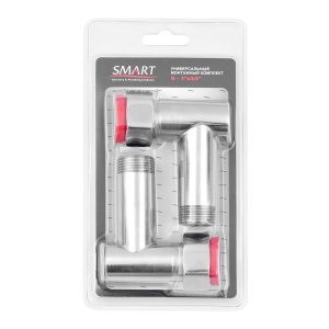 SMART 2741SST1005 Уголок гайка - штуцер 1" х 3/4" для полотенцесушителей фото в интернет-магазине SMARTGRP