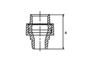 SDH 331 Американка прямая 1/2" внутренняя резьба х 1/2" наружняя резьба, оцинкованная, 40 штук в упаковке фото в интернет-магазине SMARTGRP