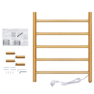 TERMO LUX TLH06G-5ESD32D22 Полотенцесушитель лесенка 600 х 500 х 110 с включателем фото в интернет-магазине SMARTGRP