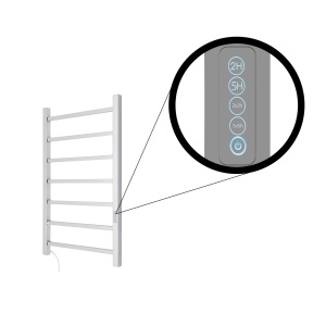 TERMLUX TLHQ08-7LE30(19) Полотенцесушитель лесенка 800 х 500 х 110 фото в интернет-магазине SMARTGRP