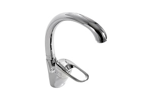 Смеситель для кухни высокий с креплением на гайке SM403-18CH SMART 10 штук в упаковке фото в интернет-магазине SMARTGRP