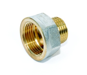 SMART SMT652STН0410 Футорка обратная под ключ 1/2" наружняя резьба х 1" внутренняя резьба, латунь, 150 штук в упаковке