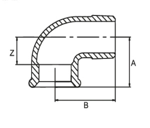 SMART 701N6605 Уголок 3/4" внутренняя - наружняя резьба, никель, 40 штук в упаковке фото в интернет-магазине SMARTGRP