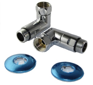 SMART 741SCH0505(S2) Уголок разъемный гайка - штуцер 3/4" х 3/4" для полотенцесушителей 20 пар/кор