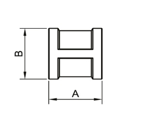 SMART SMT660NY6612 Муфта 1-1/4" внутренняя резьба, никель - желтый, 40 штук в упаковке фото в интернет-магазине SMARTGRP