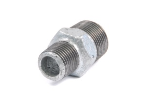 SDH 245 Ниппель переходной 1" наружняя резьба х 1/2" наружняя резьба, оцинкованный, 110 штук в упаковке