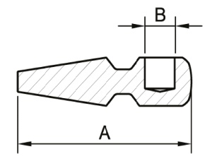 SMT307ST1240-8,1 Конус 8,1 х 12 х 40 мм для полотенцесушителей, нержавейка марки AISI 304 500 шт/кор фото в интернет-магазине SMARTGRP