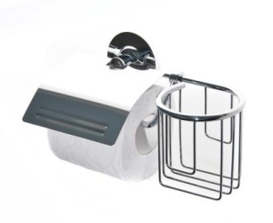 SMART KL-72809+10 Корзинка и держатель для туалетной бумаги, хромированная