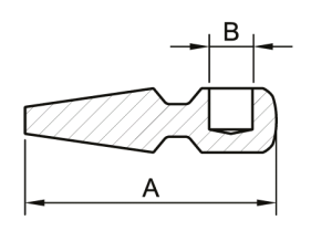 ES 304ST1250-06 Конус 6,1х12х50мм для п/с (нерж) AISI 304 500шт/кор фото в интернет-магазине SMARTGRP