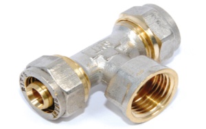 SMART SMT1609NY320732 T 32 x 1-1/4" x 32 Тройник, цанга - внутренняя резьба - цанга, 20 штук в упаковке