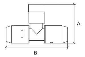 SharkBite NEXUS SN03161216FB T 16 x 1/2 F x 16 Тройник цанга - внутренняя резьба - цанга 180 штук в упаковке фото в интернет-магазине SMARTGRP