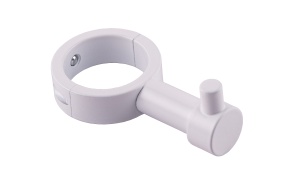 SGHR32-01W Белый Крючок для полотенцесушителя из круглого профиля 40 шт/уп