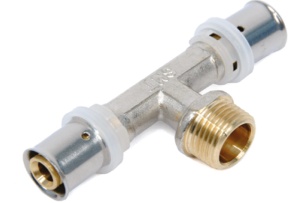 SMART SMT1658NY260626 T 26 x 1" М x 26 Тройник пресс - наружняя резьба - пресс 40 штук в упаковке